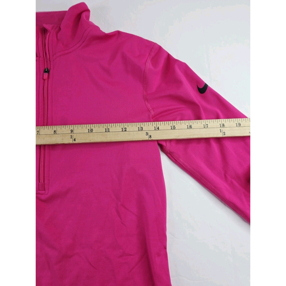Nike Dri FIT Pullover 1/4 Zip Casual Pink Women's Size Medium - Picture 4 of 6